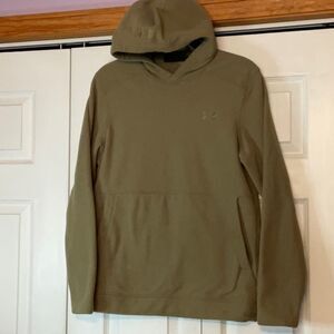 Mens Under Armour Green Coldgear Hoodie Small